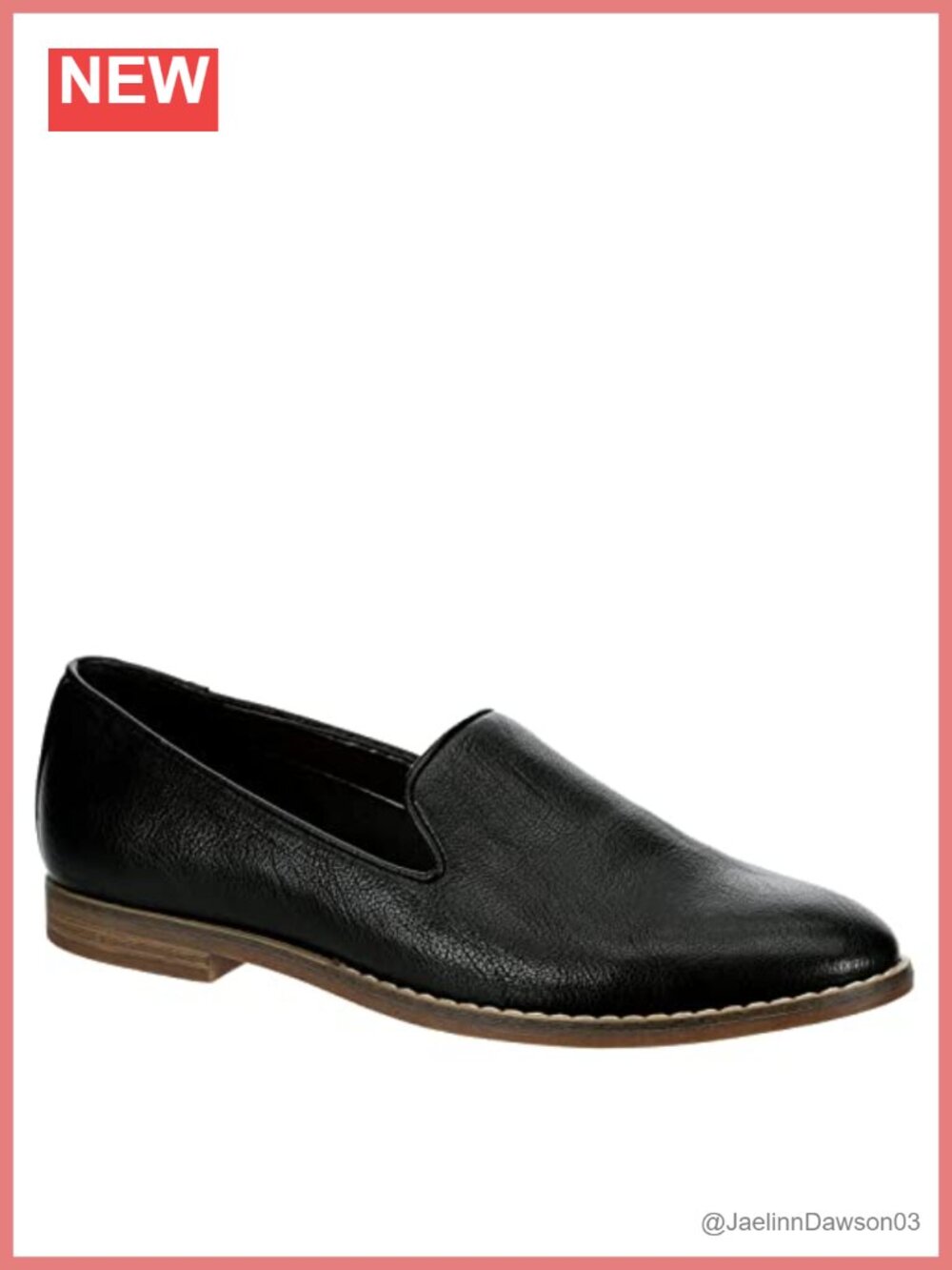 Women's Faux Leather Slip On Loafer Flats Cushioned Comfort Classic